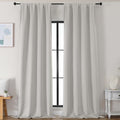 Natural Blackout Curtains for Bedroom 102 Inches Long 2 Panels (Natural / 50"W x 102"L (Pack of 2))