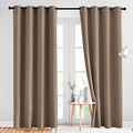 Blackout Curtains 84 inches Long 2 Panels (Cappuccino / 52"W x 84"L (Pack of 2))