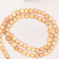 Farmhouse Rustic Wooden Beads Garland with Natural Jute Tassels (Natural)