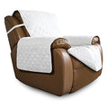Reversible Couch Cover (White/White / Large Recliner)