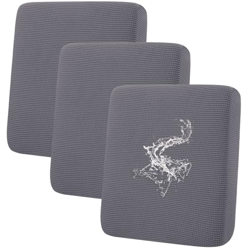 Waterproof Couch Cushion Covers (Middle Grey / 3PCS)