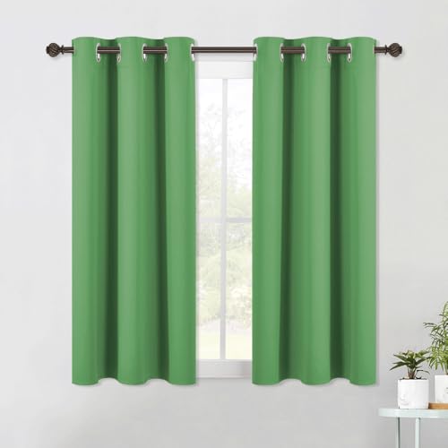 Blackout Curtain Panels for Bedroom (Forest Green / 70"W x 95"L (Pack of 2))