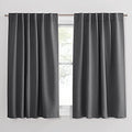 Blackout Curtains for Bedroom (Grey / 52"W x 54"L (Pack of 2))
