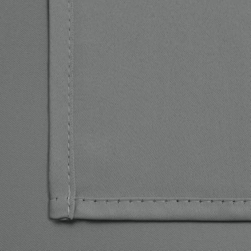 Blackout Curtains 38x36 inch Grey Thermal Drapes (Grey / 38"W x 36"L (Pack of 2))