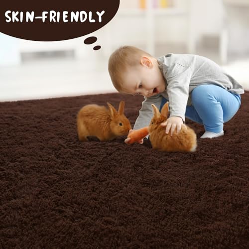 2x8 Runner Rugs for Hallway (Brown / 2' x 8' (Runner))