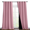 Total Shade Curtains and Draperies (Crystal Pink / 55"W x 96"L (Pack of 2))