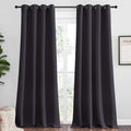 Greyish Purple Blackout Curtains 90 inches Length for Living Room (Greyish Purple / 55"W x 90"L (Pack of 2))