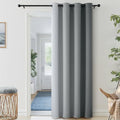 Grey to White Ombre Room Darkening Curtains 84 inches (52"W x 84"L (Pack of 1) / Grey)