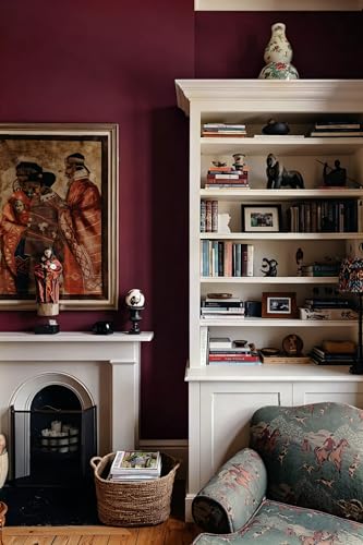 78.7''x17.7'' Red Peel and Stick Wallpaper Contact Paper Modern Self Adhesive Wall Paper Removable Renter Friendly Textured Solid Color Shelf Cabinet Vinyl Roll (Retro Red / 17.7" x 78.7")