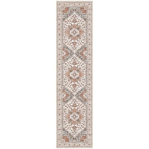 Washable Runner Rug (2' x 8' / Ginger Grey)