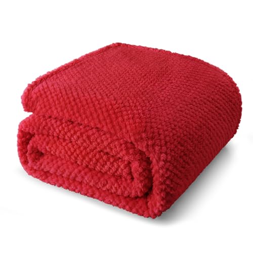 Soft Fleece King Size Bed Blanket (Red / King(90x104 In))