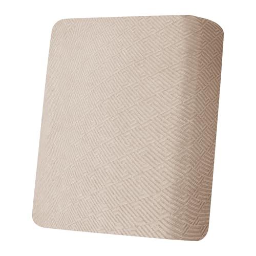1 Piece XL Stretch Couch Cushion Covers Individual Sofa Slipcovers (Single XL Seat Cushion/Backrest / Khaki)