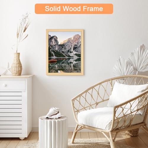 14x17 Wood Frame (Woodgrain / 14x17)