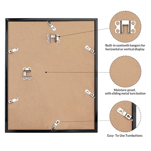 12x18 Picture Frame for Wall Display (Black / 12x18)