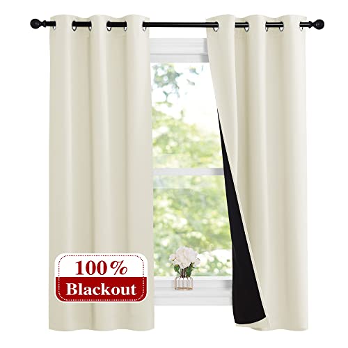 Cold Reducing Curtains (Beige / 37"W x 63"L (Pack of 2))