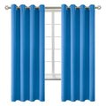 Classic Blue Blackout Curtains for Bedroom 72 Inch Long (Classic Blue / 52"W x 72"L (Pack of 2))