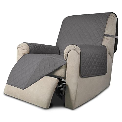 Reversible Couch Cover (Gray/Gray / Medium Recliner)
