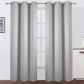 Blackout Curtains 42 x 95 inch (Light Grey / 42"W x 95"L (Pack of 2))