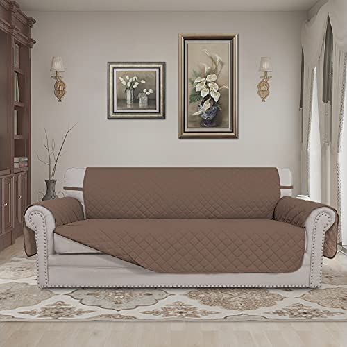 Reversible Couch Cover (Brown/Brown / Large Sofa)