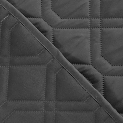 Waterproof Blanket Reversible Dog Bed Cover Pet Blanket for Furniture Bed Couch Sofa (30x70 Inch (Pack of 1) / Darkgrey)