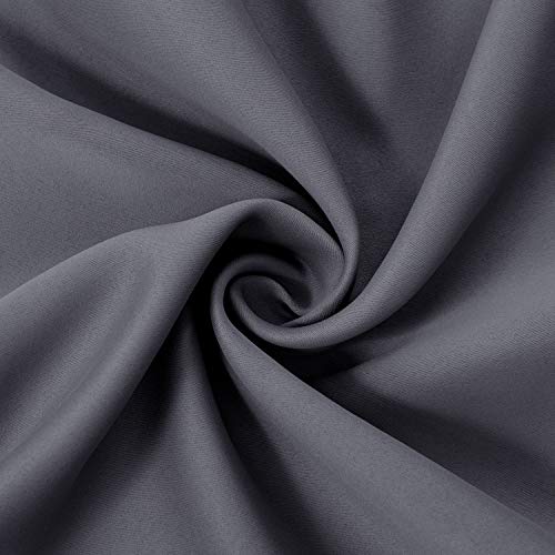 Grey Blackout Curtains (Grey / 52"W x 45"L (Pack of 2))