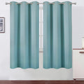 Stone Blue Thermal Blackout Curtains (Stone Blue / 42"W x 72"L (Pack of 2))