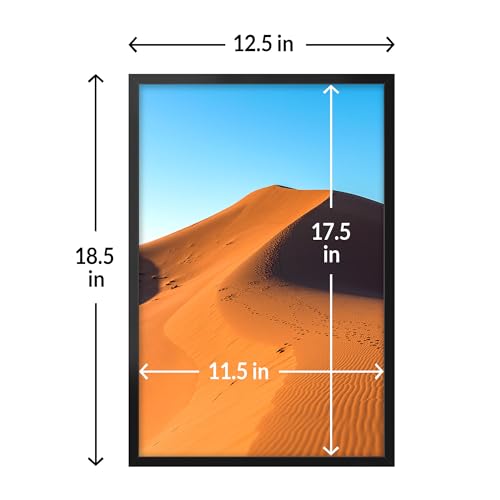 12x18 Picture Frame for Wall Display (Black / 12x18)
