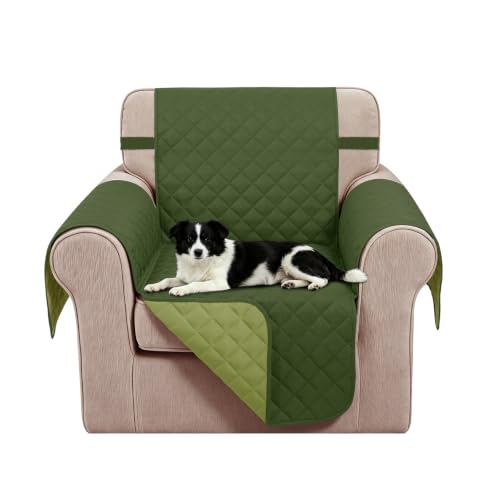 Reversible Recliner Chair Covers (Huntergreen/Sage / 23'' Chair)