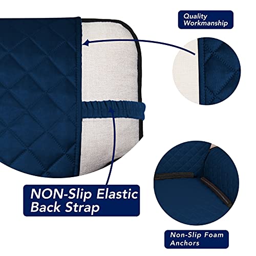 Reversible Chair Sofa Cover Dog Couch Covers for Sofa (Small / Navy/Navy)