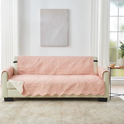 Reversible Sofa Cover (Sofa / Dusty Rose / Taupe)