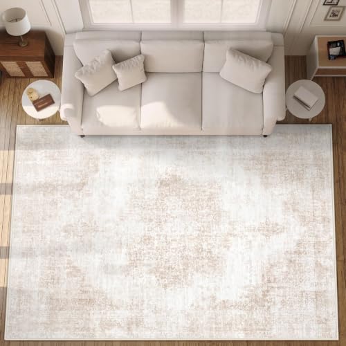Area Rug 10x14 Vintage Rugs (Beige/Brown / 10' X 14' (Rectangular))