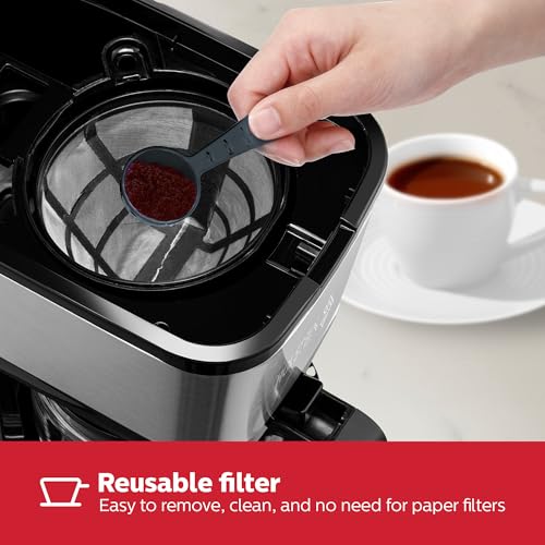 5 Cup Coffee Maker (5 Cup / Stainless Steel & Black)