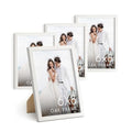 6x8 White Oak Wooden Picture Frame (Set of 04 / White Oak / 6x8 in)