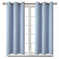 Blackout Curtains for Bedroom (Spa Blue / 38"W x 54"L (Pack of 2))
