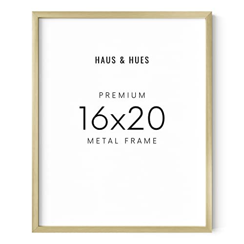 16x20 Gold Picture Frame (Set of 01 / Gold Metal / 16x20 in)