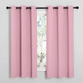 Room Darkening Curtains (Rouge Pink / 42"W x 63"L (Pack of 2))