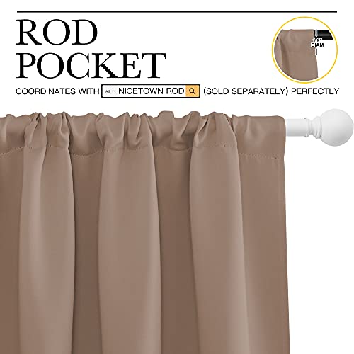 Kids Blackout Curtain Panels (Cappuccino / 70"W x 63"L (Pack of 2))