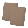 Stretch 2 Pieces Loveseat Couch Cushion Cover for 2 Seat (2-piece / Camel)