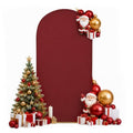 Red 6 ft Arch Backdrop Cover Arch Covers Arch Backdrop Cover (Red / 6FT)