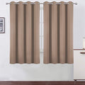 Cappuccino Blackout Curtains 66 x 63 Inch Length (Cappuccino / 66"W x 63"L (Pack of 2))