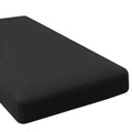 Super Stretch Individual Chaise Cover Sectional Couch Covers for L Shaped Sofa Both Left (Black / Chaise Cover)