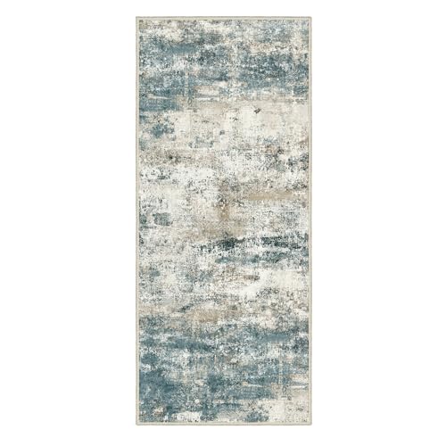 2'6"x6 Runner Rug for Hallway (Navy Beige / 2'6" x 6' (Rectangular))