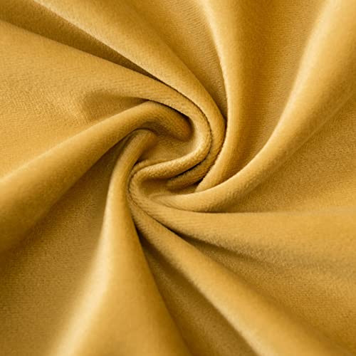 12x20 Lumbar Velvet Throw Pillow Covers Set of 2 (Gold / 20" x 12" (Pack of 2))