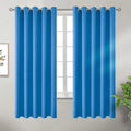 Classic Blue Blackout Curtains for Bedroom 63 Inch Long (Classic Blue / 70"W x 63"L (Pack of 2))