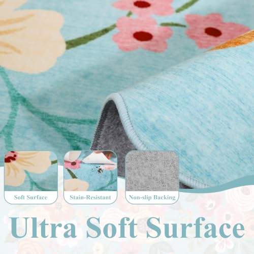 2x6 Runner Rug (Teal (Big) / 2' x 6' (Rectangular))