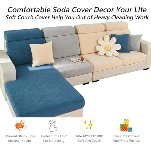 Soothing Home Sofa Covers (Light Green / Chaise Cover)