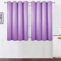 Blackout Curtains 66 x 54 Inch Long Lavender Curtains Set of 2 Panels Room Darkening Curtains for Bedroom and Living Room (Lavender / 66"W x 54"L (Pack of 2))