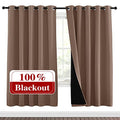 Living Room Completely Shaded Draperies (Cappuccino / 70"W x 72"L (Pack of 2))