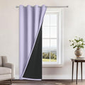 Lilac Blackout Curtains 84 Inches Long for Bedroom 52" Wide 1 Panel (52"W x 84"L (Pack of 1) / Lilac)