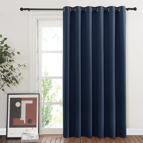 Bedroom Window Blackout Curtain Panel (Navy / 80"W x 84"L (Pack of 1))